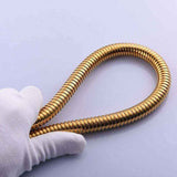 Gold Anti-Kink Flexible Shower Hose Stainless Steel with Solid Brass Connector, 1.5 m, 59 Inch In Australia - Darrahopens