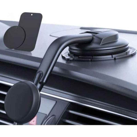 Car Phone Holder, Powerful Magnets, for Dashboard and Windshield Suction Cup Phone Holder Compatible with iPhone and Android Automobile Cradle