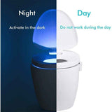Toilet Light, LED Night Light for Toilet Bathroom PIR Sensor Detector 8 Color Changing Lighting, Only Activates in the Dark In Australia - Darrahopens