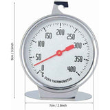 Oven Cooking Thermometer, Temperature Gauge Instant Read Thermometer Stainless Steel Probe with Hook for Oven Cooking or BBQ, 7 x 9 cm In Australia - Darrahopens