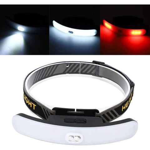 COB Headlamp 6 Lighting Modes USB Charging 2 Switch Modes Super Bright Head Torch for Fishing Running 3.7V In Australia - Darrahopens