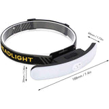 COB Headlamp 6 Lighting Modes USB Charging 2 Switch Modes Super Bright Head Torch for Fishing Running 3.7V In Australia - Darrahopens