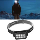 LED Motion Sensing Headlamp IPX4 Waterproof 5 Gear Rotatable USB Rechargeable Headlamp for Fishing Hiking In Australia - Darrahopens