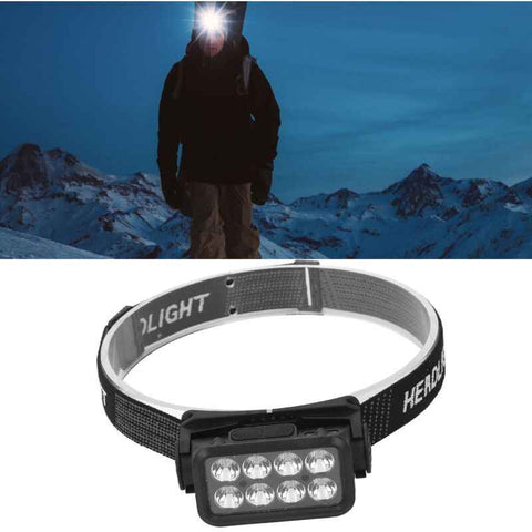 LED Motion Sensing Headlamp IPX4 Waterproof 5 Gear Rotatable USB Rechargeable Headlamp for Fishing Hiking In Australia - Darrahopens