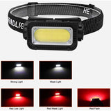 Rechargeable Headlamp with Red Light LED Headlamp for Outdoor Hiking Running Camping Accessories In Australia - Darrahopens
