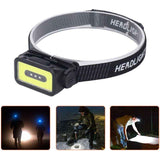 COB USB Rechargeable Headlamp with Red Light LED Head Lamp for Outdoor Hiking Running Camping Accessories In Australia - Darrahopens
