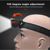 COB USB Rechargeable Headlamp with Red Light LED Head Lamp for Outdoor Hiking Running Camping Accessories In Australia - Darrahopens