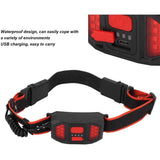 LED Headlamp, Highlight Headlight, Rechargeable Headlamp, Red Taillight for Camping, Hiking In Australia - Darrahopens