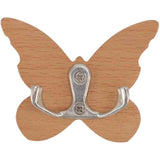 Wooden Butterfly Wall Hook, Wooden Wall Hanger for Coat, Clothes, Hat, Towel In Australia - Darrahopens