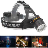 Rechargeable Headlamp High Brightness Adjustable Zoom Waterproof Lightweight Headlamp for Outdoor Night Fishing In Australia - Darrahopens