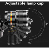 Rechargeable Headlamp High Brightness Adjustable Zoom Waterproof Lightweight Headlamp for Outdoor Night Fishing In Australia - Darrahopens