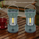 Professional Vintage Solar Camping Lantern, Rechargeable Waterproof Camping Lights, Hanging Tent Lights for Outdoor Camping In Australia - Darrahopens