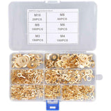 540 Pcs Gold Brass Ring Terminal M3 M4 M5 M6 M8 M10 O Shape Terminal Wire Connector In Australia - Darrahopens
