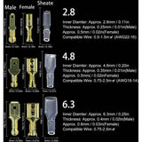 450 Pcs Wire Crimp Terminal Block Male Female Quick Splice Connectors for Batteries In Australia - Darrahopens