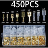 450 Pcs Wire Crimp Terminal Block Male Female Quick Splice Connectors for Batteries In Australia - Darrahopens