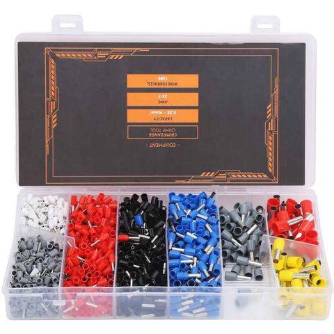 1200 Pcs Wire Ferrules Crimping Cold Pressed Terminal Industrial Electrical Accessories In Australia - Darrahopens