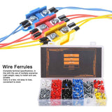 1200 Pcs Wire Ferrules Crimping Cold Pressed Terminal Industrial Electrical Accessories In Australia - Darrahopens