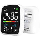 Portable CO2 Detector LED Display, Multi-Function Carbon Dioxide Tester, NDIR Temperature and Humidity Tester, Home Air Quality Tester