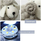LED Night Light, Sheep Rattan Bedside Lamp, Children Night Light Projector, LED Night Lamp for Bedroom, Baby Room, Living Room, Gift, 110 cm