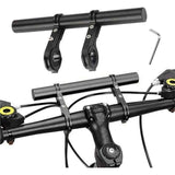 Bicycle Handlebar Extender, Multifunctional Double Bicycle Handlebar, Aluminum Alloy Bracket, Extension Frame, Flashlight Holder, 20 cm In Australia - Darrahopens