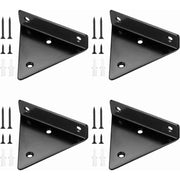 4 Pcs Floating Shelf Brackets, Invisible Triangle Wall Mounted Shelf Brackets, Metal Wall Shelf Brackets for Shelves In Australia - Darrahopens
