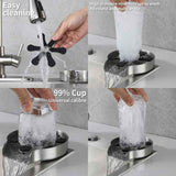 Glass Rinser for Kitchen Sink, Stainless Steel Glass Rinser, Water Bottle and Coffee Cup Cleaner, Glass Cleaning Tool for Home, Restaurant and Bar In Australia - Darrahopens