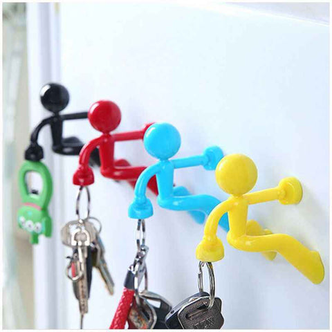 4 Pcs 4 Colors, Heavy Duty Magnetic Key Hooks with Wall Mounts In Australia - Darrahopens