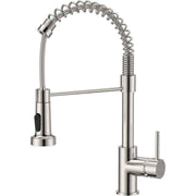 Kitchen Faucet, Kitchen Mixer Tap with 360 Degree Swivel High Arc Sink Sprayer Pull Down Sprayer 2 Modes, Stainless Steel In Australia - Darrahopens