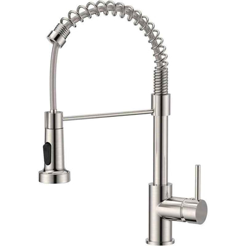 Kitchen Faucet, Kitchen Mixer Tap with 360 Degree Swivel High Arc Sink Sprayer Pull Down Sprayer 2 Modes, Stainless Steel In Australia - Darrahopens