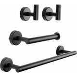 4 Pcs Bathroom Hardware Set, Matte Black Bathroom In Australia - Darrahopens