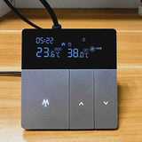 Smart Thermostat Heating Thermostat Electric Floor Heating Thermostat 16A WiFi Electric Floor Heating Thermostat Gray In Australia - Darrahopens