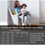 16A Programmable Electric Underfloor Heating Thermostat with Sensor Digital Room Thermostat Underfloor Heating Controller LCD Touch Screen In Australia - Darrahopens