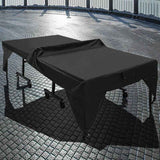 Waterproof Dustproof Table Tennis Cover Black, Black, 280 x 153 x 73 cm