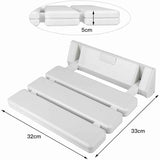 Folding Shower Seat in Aluminum and ABS, 330 x 320 x 70 mm In Australia - Darrahopens