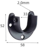 Stainless Steel U-Shaped Shower Curtain Rod Bracket 200KG In Australia - Darrahopens
