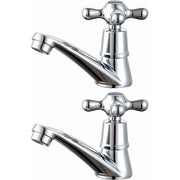 1 Pair Bathroom Sink Faucet Hot and Cold Basin Faucet In Australia - Darrahopens