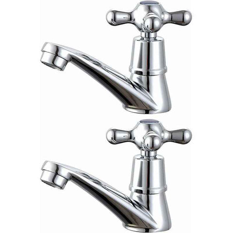 1 Pair Bathroom Sink Faucet Hot and Cold Basin Faucet In Australia - Darrahopens