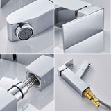 Basin Mixer Tap with Pull-Out Spray Chrome Modern Bathroom Sink Faucet for Washbasin and Basin In Australia - Darrahopens