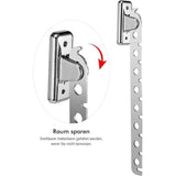 2 Pack Stainless Steel Folding Wall Mounted Clothes Drying Racks, Wall Mounted Foldable Clothes Hanger with Screws and Plugs for Bedroom Living Room In Australia - Darrahopens