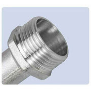 IBC Tank Tap with Double Rainwater Collection Tap Adapter, Made of Brass, Coarse Thread, 3-4 Inch, 1000 L, 60 mm