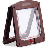 Cat Flap for Cats Dogs Small Cat Flap Door Microchip 4 Way Lockable Easy to Install In Australia - Darrahopens
