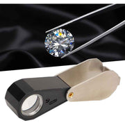 10X Jeweler Loupe, Professional Handheld Magnifier with LED Light for Jewelry, Plants, Coins, Watches In Australia - Darrahopens