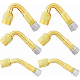 6 Pcs Tire Valve Extension, 45 Degree, 90 Degree, 135 Degree Tire Valve Extension Adapter Connector Elbow Extender, Angled Inflator Nozzle for Car In Australia - Darrahopens