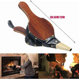 Fireplace Bellows and Blower Bellows for Fireplace Vintage Wood Blower Indoor Fireplace Bellows Wood Fire Blower Wood Bellows Blower, 30.5 x 12.5 cm