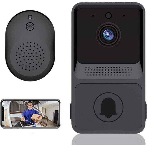 1 Pcs Wireless Remote Video Doorbell Smart Home Intercom HD Night Vision WiFi Charging Smart Doorbell Two-Way Talk APP Control In Australia - Darrahopens