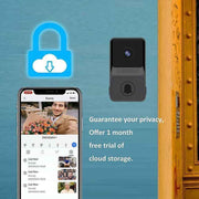 1 Pcs Wireless Remote Video Doorbell Smart Home Intercom HD Night Vision WiFi Charging Smart Doorbell Two-Way Talk APP Control In Australia - Darrahopens