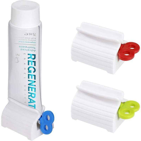 3 Pcs Toothpaste Tube Squeezer Plastic Rotating Toothpaste Dispenser Seat Holder for Paints Cosmetics Cream In Australia - Darrahopens