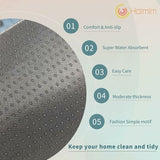 2 Pcs Non-Slip Kitchen Mats, Absorbs Water and Oil, Dust Resistant, 40 x 60, 40 x 120 cm