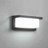 Modern Outdoor Wall Light LED 12W Waterproof IP65 Anthracite Aluminum Lighting Decoration Light for Yard Garden Patio Near Wall Path In Australia - Darrahopens