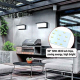 Modern Outdoor Wall Light LED 12W Waterproof IP65 Anthracite Aluminum Lighting Decoration Light for Yard Garden Patio Near Wall Path In Australia - Darrahopens